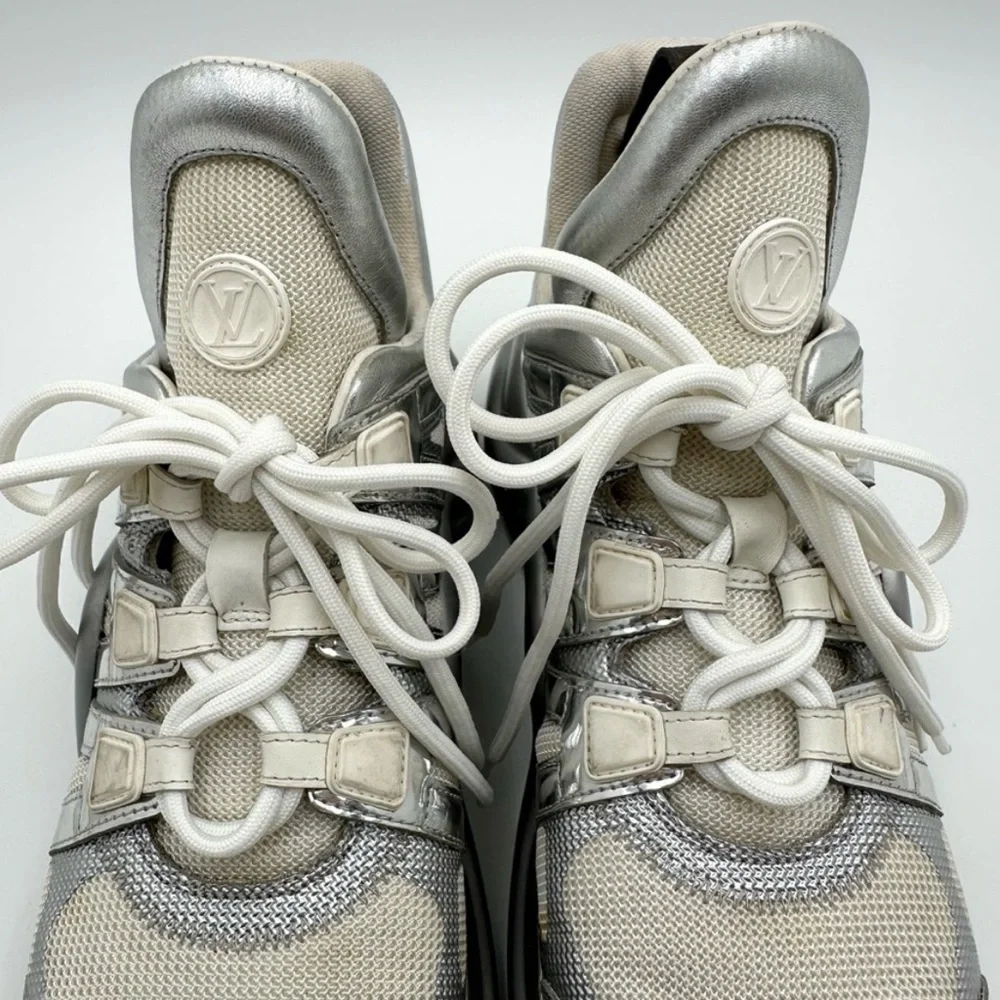 Louis Vuitton Archlight Metallic Sneakers Shoes - Picture 3 of 12